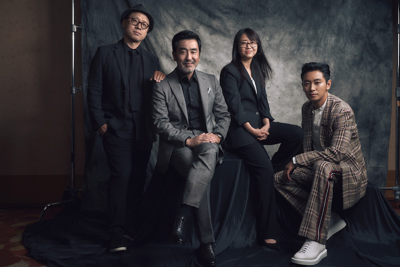 킹덤 김성훈 감독, 배우 류승룡, 김은희 작가, 배우 주지훈